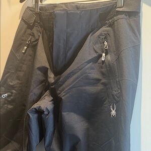 Worn once - Spyder Black Performance Ski Pants